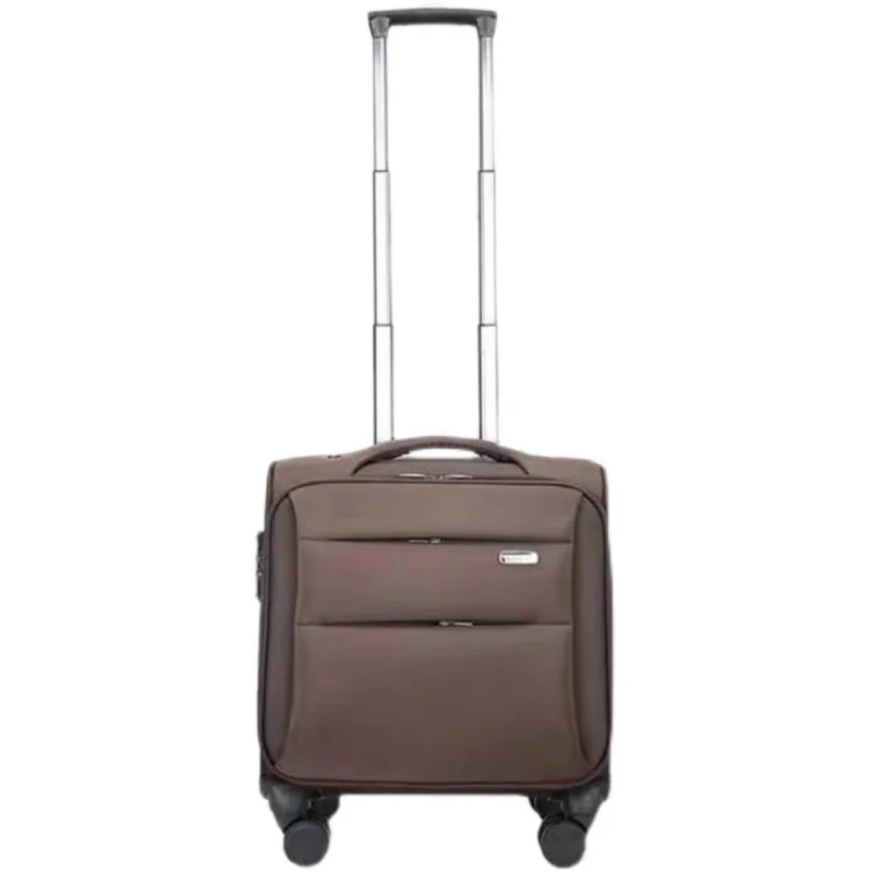 suitcases on wheels 12/16/18inch Cabin suitcase Portable luggage boarding box High-end quality trolley Case Business valise bag