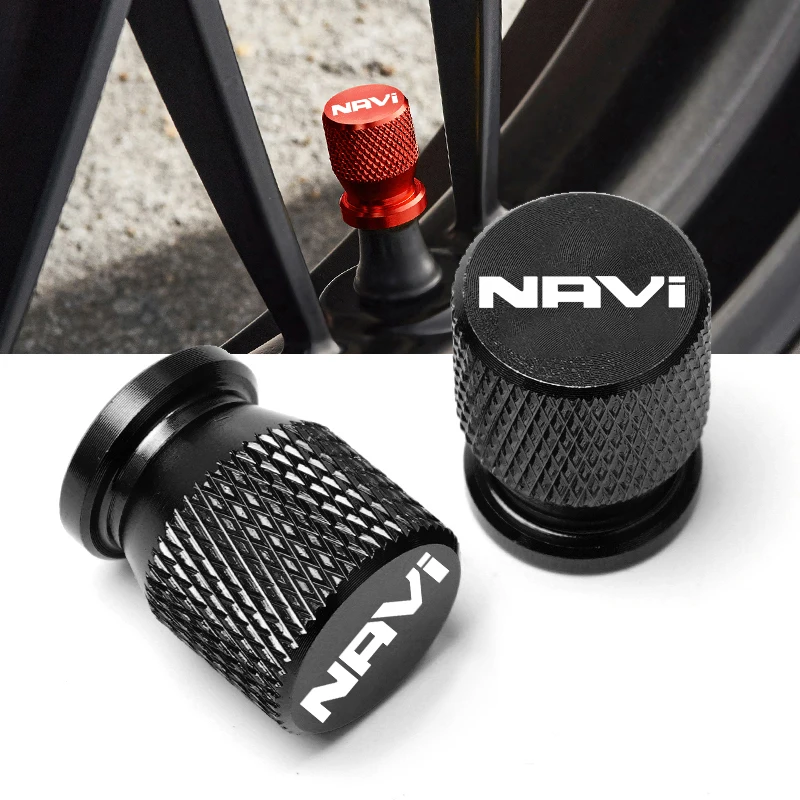 

For HONDA DREAMWING Navi 110 2 Pcs Motorcycle Tire Valve Air Port Stem Cover Caps CNC Aluminum Accessories