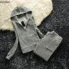 Y2K Velvet Tracksuit Two Piece Women's Tracksuit Hoodies Set With Pocket and Diamond Velour Tracksuit 5