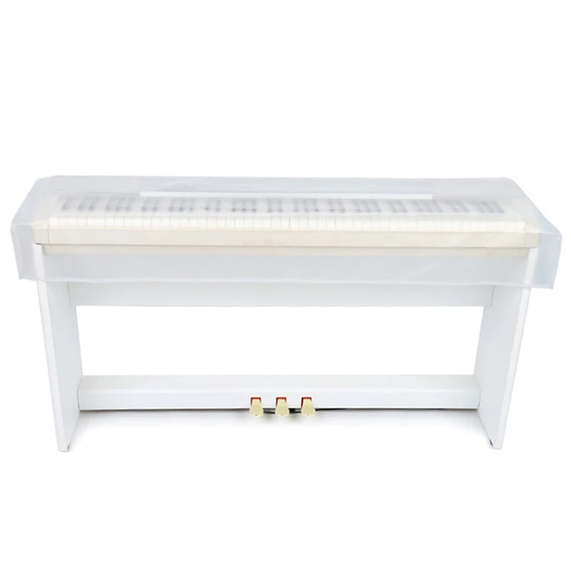 Piano Keyboard Cover 61/76/88 Key Transparent Electronic Piano Waterproof Protection Case Storage Bag