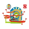 Electric Track Wall Climbing Slides Set with LED Flashing Lights Music Race Car Tracks Roller Coaster Kids Educational Toys 1