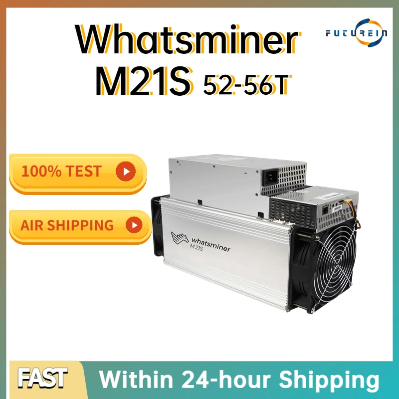 

Б/у Майнер Whatsminer в продаже M21S 54TH/S 52TH/S 56TH/S 60W машина для майнинга биткоинов криптовалюты Btc Asic Майнер