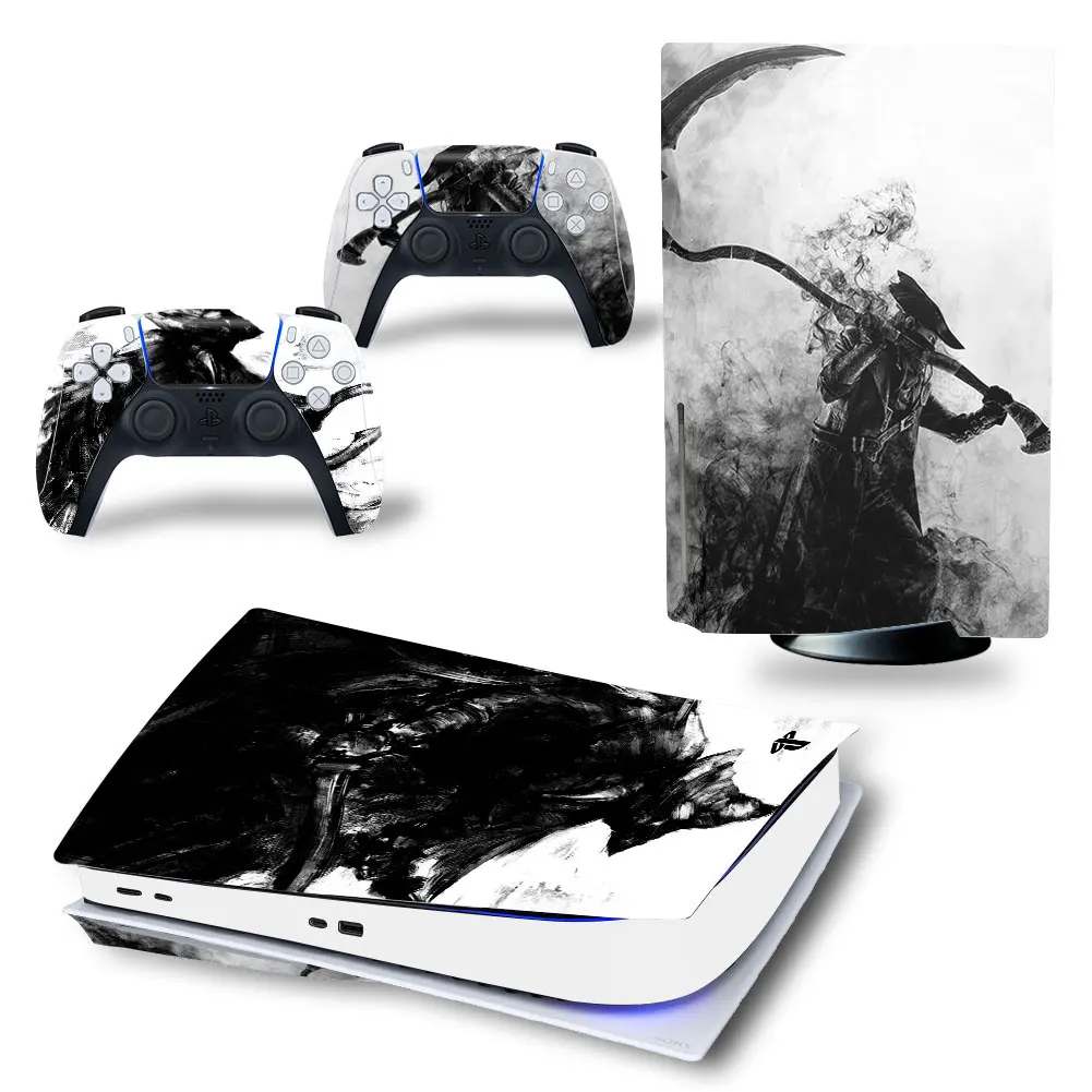 Bloodborne Ps5 Disc Digital Edition Skin Sticker Decalcomania Cover Per Console E Controller Ps5 Skin Vinyl