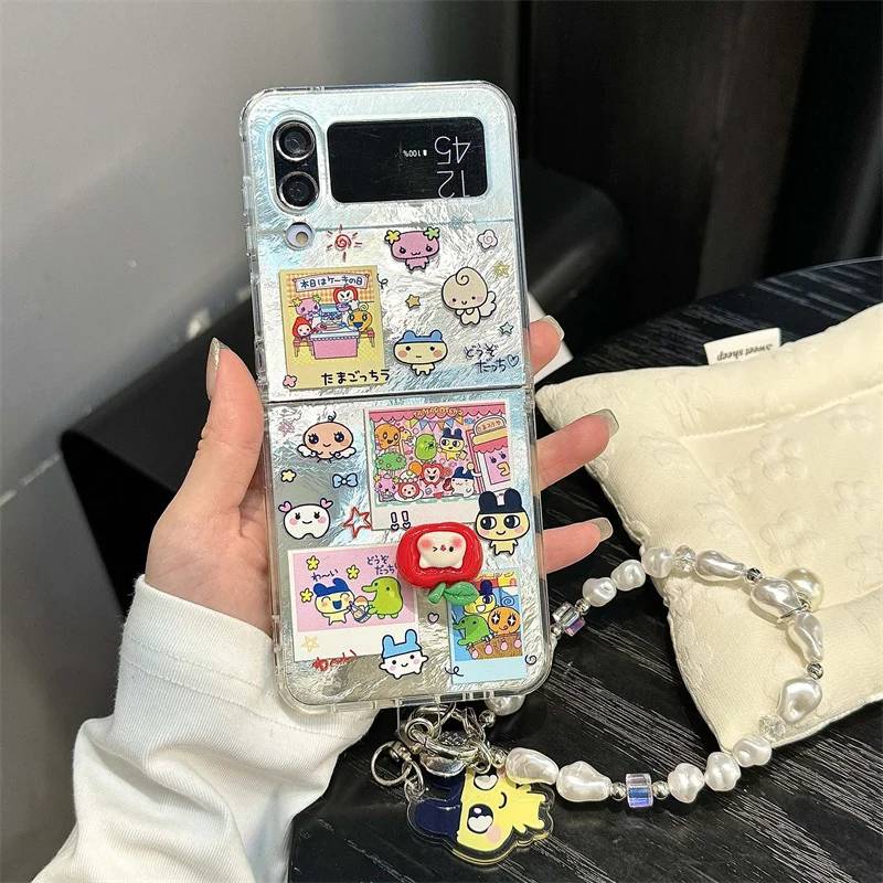 Kawaii Cartoon Animal Phone Case For Samsung Galaxy Z Flip 7 6