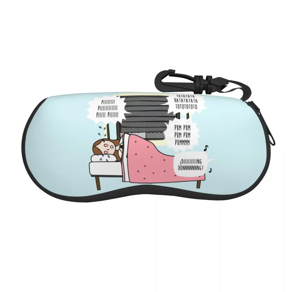 

Custom Funny Cartoon Nurse Eyeglass Glasses Case Men Women Soft Health Care Nursing Doctors Sunglasses Protective Pouch