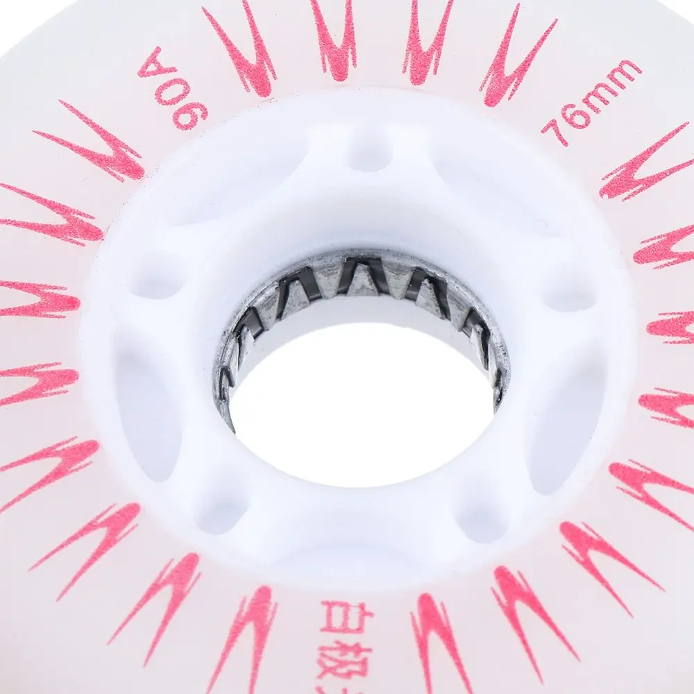 4개입 성인용 70mm 68mm 64mm 60mm 62mm 플래시 휠 야외 인라인 스케이트 롤러 휠 부품 80mm 76mm 72mm