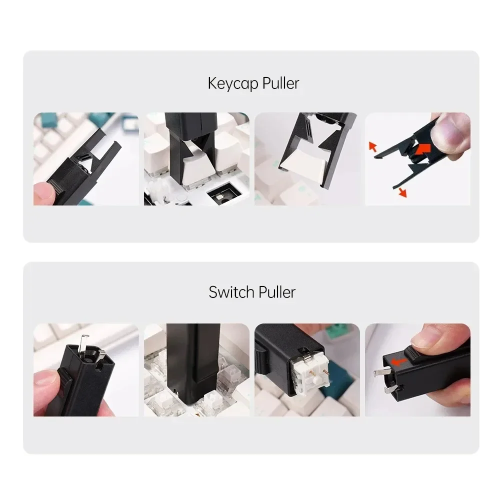 2 in 1 스위치 풀러 키캡 풀러 기계식 키보드 게이밍 키보드 스위치 DIY 청소 도구