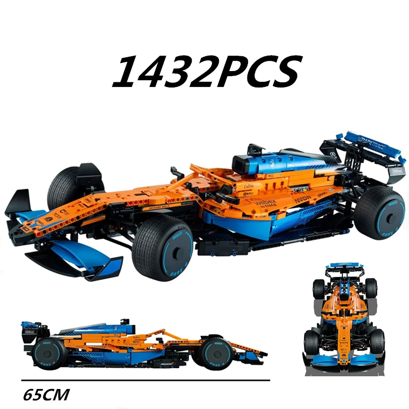 2022 NEW 42141 McLarened F1 Formula 1 Race Car Model Buiding Kit Block