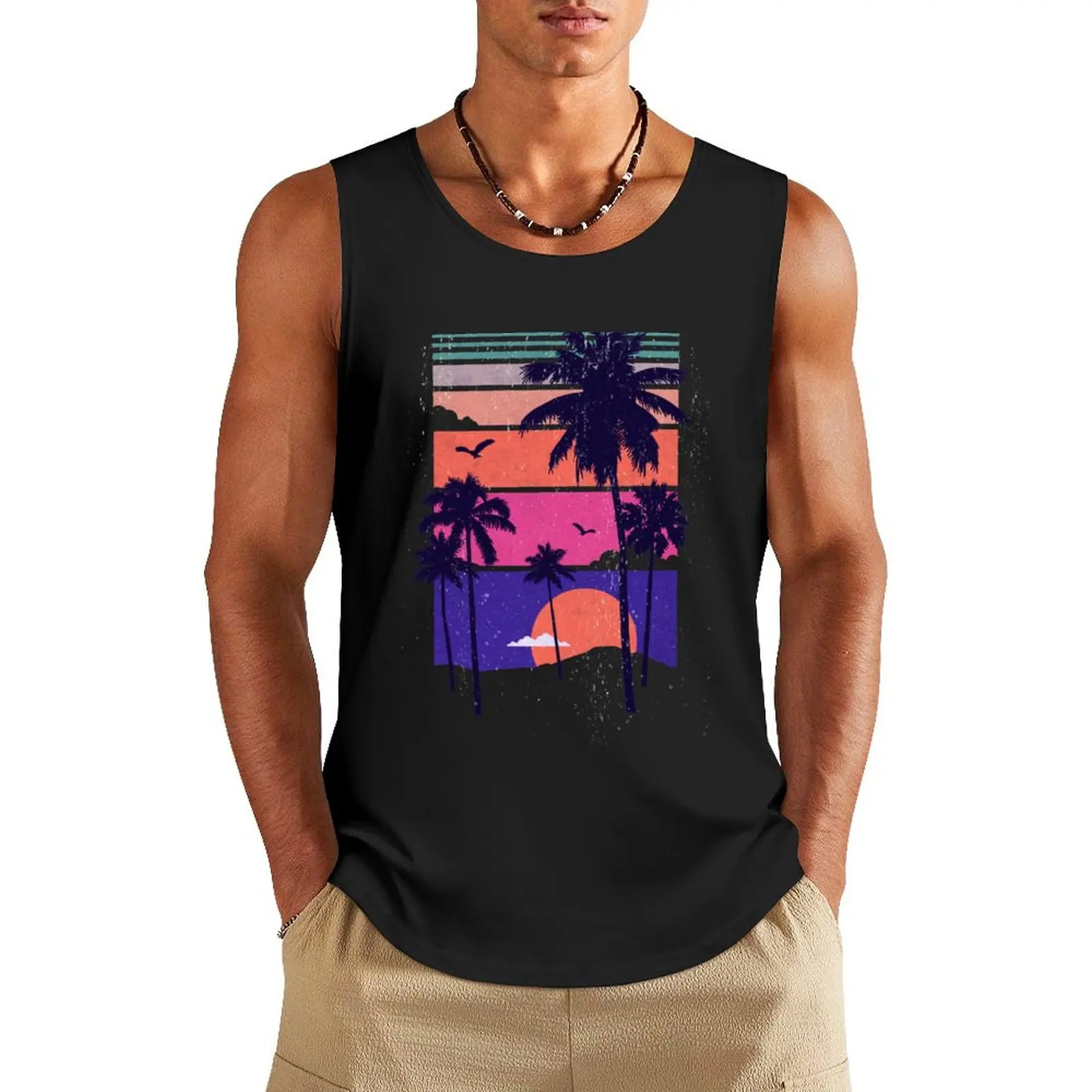 

Майка Paradise мужская без рукавов для бодибилдинга