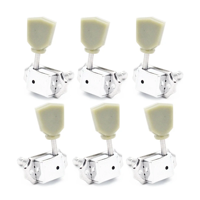 

6Pcs Vintage Style Guitar Tuning Pegs Tuners 3L3R Compatible With Guitar Spare Parts Accessories Parts
