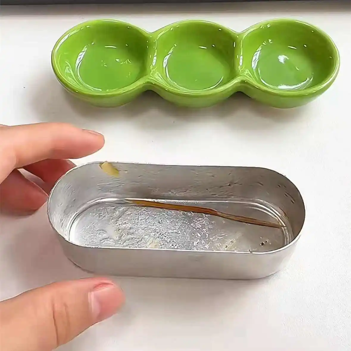  Portable Lunch Box Work Carry Meal Aluminum Box Self-Brought Lunchbox Creative Empty Plate Office Single Person Food - 2