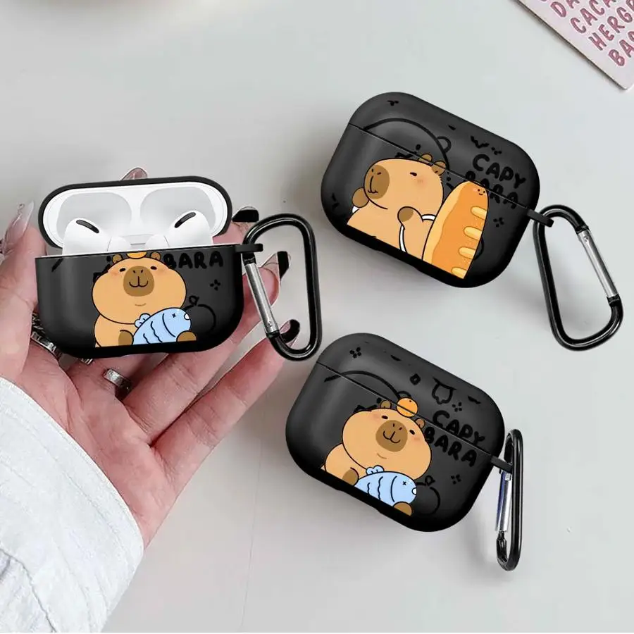 Cute Capybara Earphone Case Cover