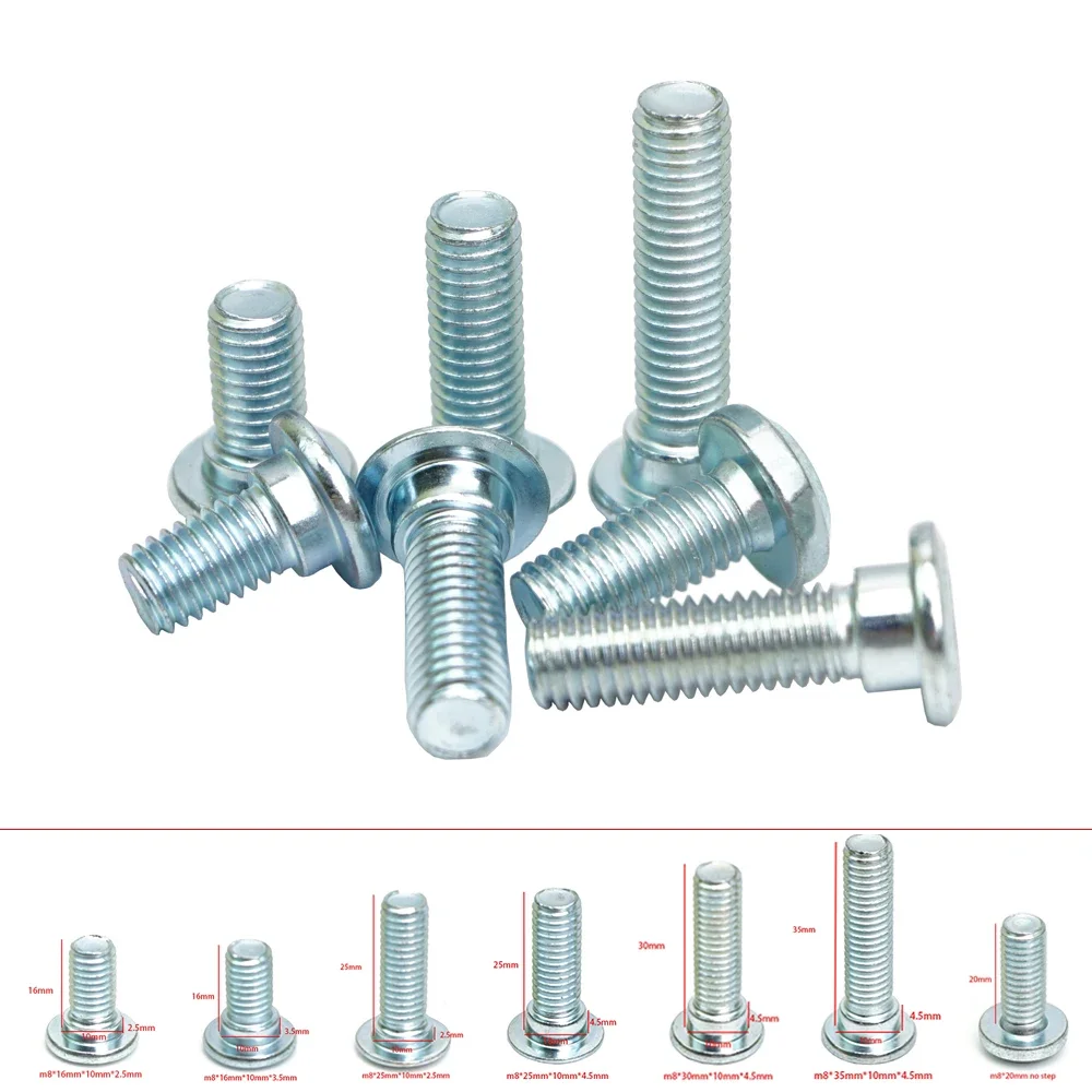 25MM 10PZ CON GRADINO  10 Pezzi Viti Per Rotore/disco Freno Per Motocicletta M8125mm25mm35mm Bulloni~p144160887 - Foto 3