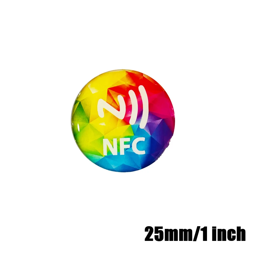 Enhanced RFID NFC Epoxy Passive Contactless Social Media Sticker