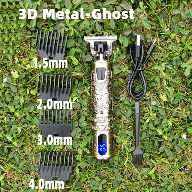 T9 0mm Professional Hair Clipper Beard Trimmer Electric Rechargeable Men Hair Shaver Beard Barber Hair Cut Cutting Machine