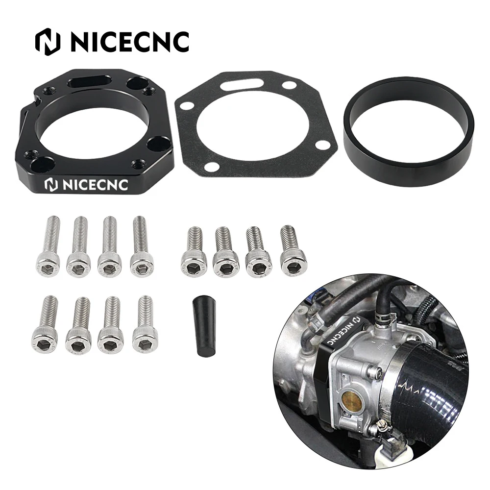 Nicecnc Dual Throttle Body Kit Adattatore Per Rbc Rrc K20 K24 K20Z1 K20A1 K20A2 K24A K20A3 Parti Di Ricambio Per Auto In Alluminio Motore