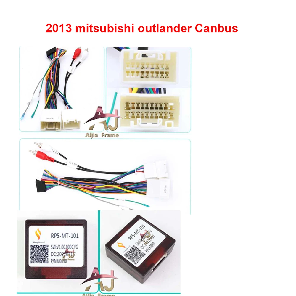 Boîtier Canbus / Faisceau Compatible Autoradio Pour Mitsubishi Pajero Sport, Triton, ASX, Outlander | Câblage Et Alimentation