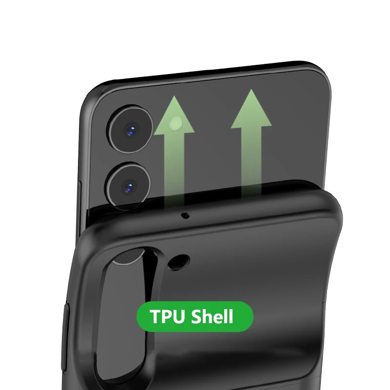 New Battery Case for Samsung Galaxy S22 S23 S24 Ultra Power Bank Charging Case for Samsung S22 S23 S24 Plus Battery Charger Case