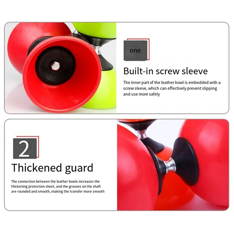 Sensory Training Equipment, Double-Headed Diabolo, Entertainment Products For Children, Students And The Elderly 5
