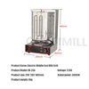 Electric Kebab Machine Vertical Broiler Gyro Grill Machine Shawarma Broiler Grill Machine Kebab Roaster 2