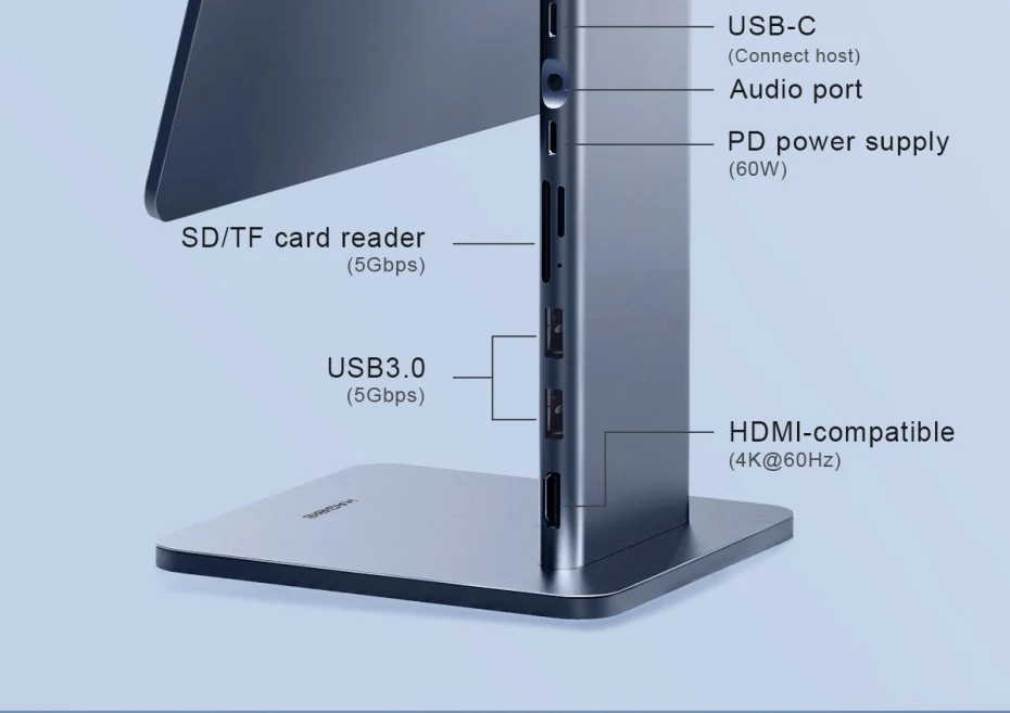 para Tablet, Suporte de Rotação, Hub USB