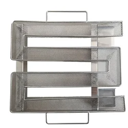 Stainless Steel Outdoor BBQ Smoke Rack and Grill Net Accessory (M-type)