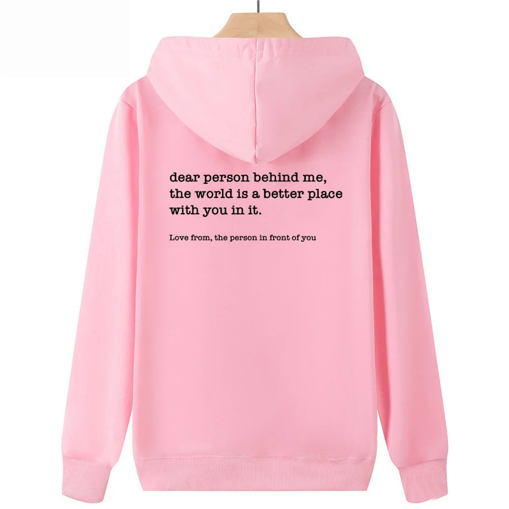 Lieber Person Hinter Mir Hoodie Personalisierte Werden Art