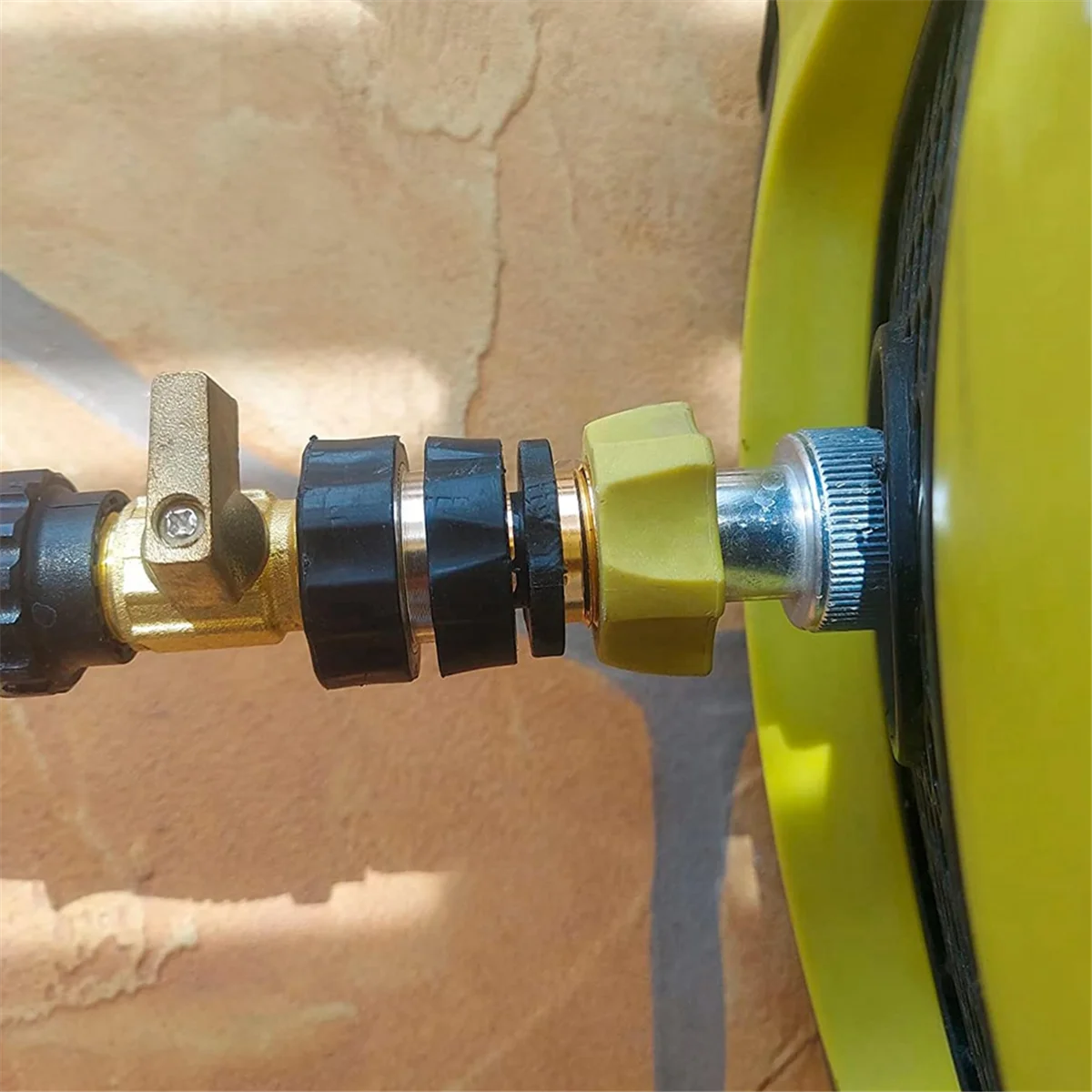 3/4 Inch Garden Hose Quick Connect,Garden Hose Fittings,Male and Female Water Quick Release Hose Connector,6 Set 5