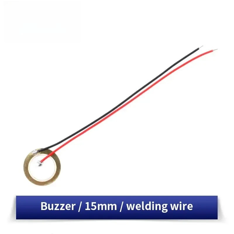 Versatile Piezoelectric Ceramic Wafer Plates with Attached Wire for Sound Projects (10/20 Pack, 12-50MM Diameter)