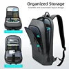 HcanKcan Business Man Backpack Waterproof15.6" Laptop Casual Bag Multifunction Fashion Travel pack Slim Teenager Pack School USB 5