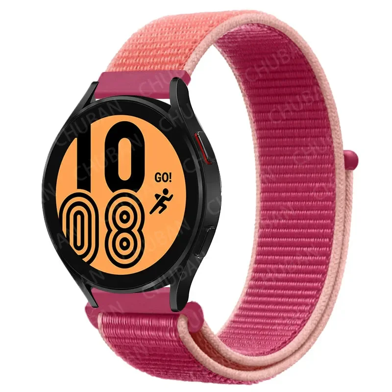 Nylon Loop Sport Watch Band Bracelet, 20mm/22mm Adjustable Strap