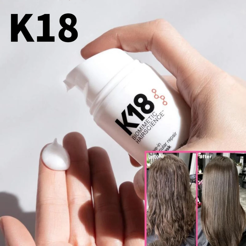 

50ml K18 Leave-In Molecular Repair Hair Mask Damage Restore Soft hair Deep Repair Keratin & Scalp Treatment Hair Care Condition