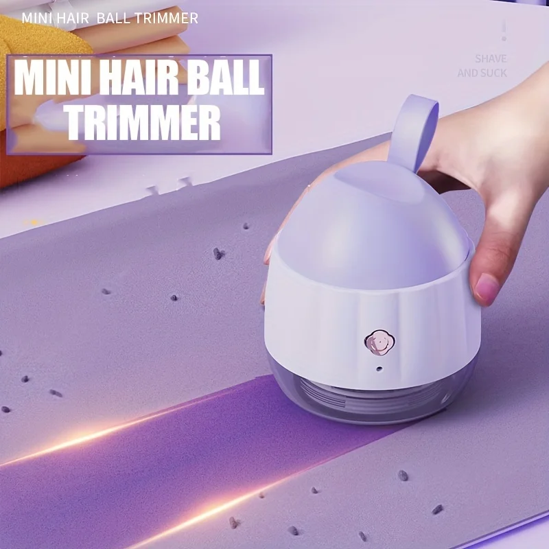 1pc 2-in-1 Hairball Trimmer Clothes Shaving Home Rechargeable Trimmer Portable Trimming Pilling Machine Remove Lint  Fuzz 3