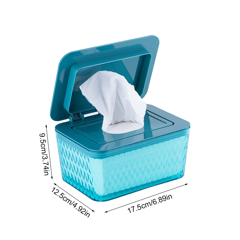 Distributeur De Lingettes Humides - Boîte Pratique Pour Bébé Ou Usage Maison - Taille Moyenne Ou Grande