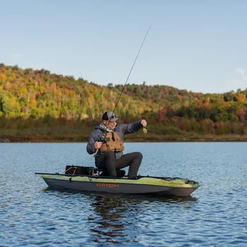 Premium Angler Kayak - Fishing Kayak with Lawnchair  Premium Sit-in Recreational Kayak Adjustable Seating System 5