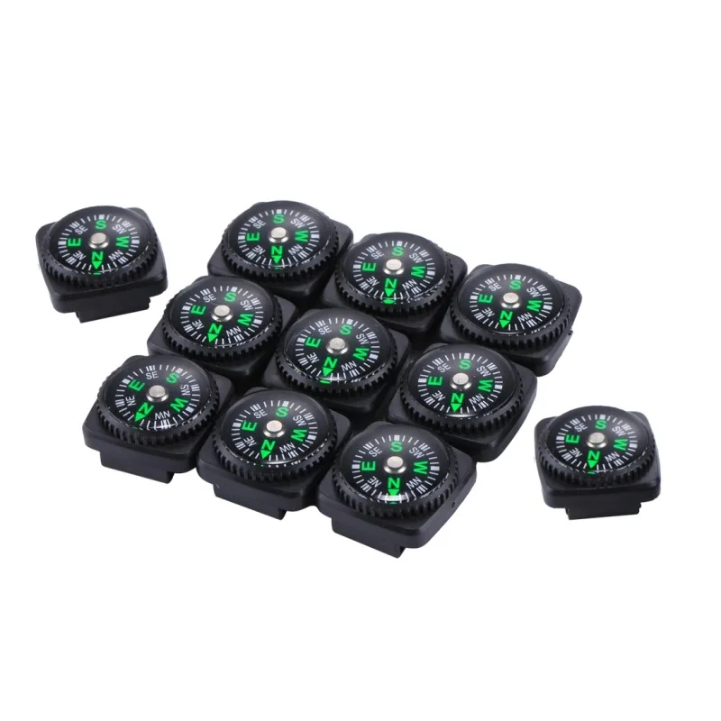 12 Mini Bussole Da 20mm Per Sopravvivenza - Compatte, Leggere, Per Escursionismo E Campeggio