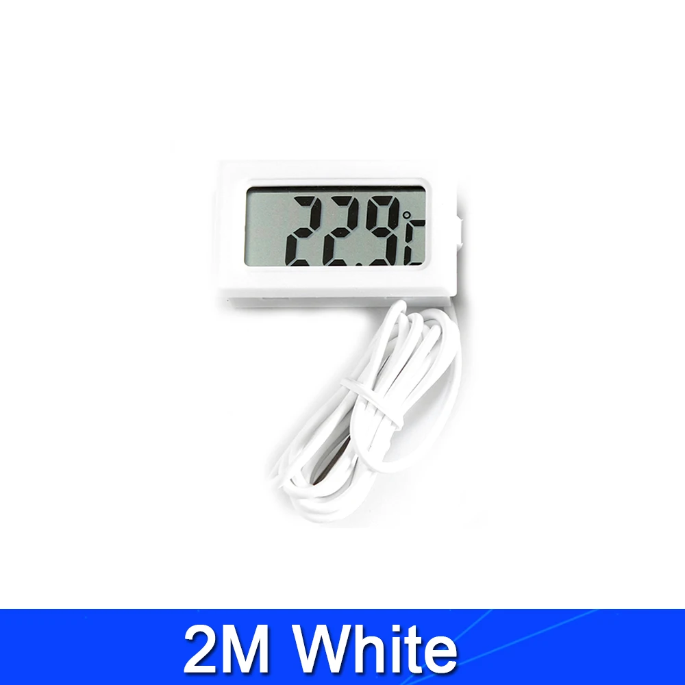 Waterproof LCD Digital Thermometer with Wide Temperature Range for Indoor and Outdoor Use