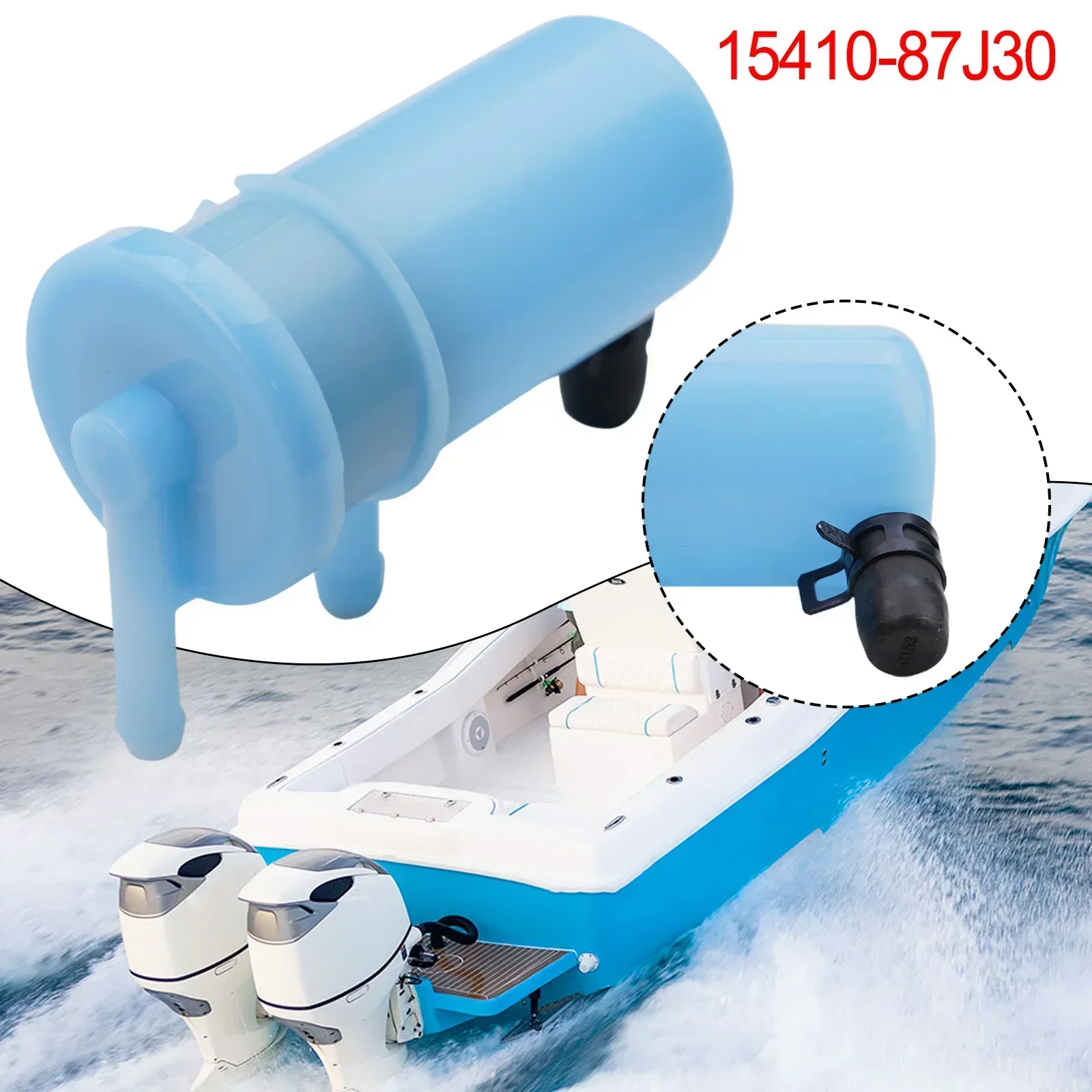 Part Fuel Filter DF25 To DF140A Electric Components For Suzuki Outboard 15410-87J30 1pc 4 Stroke Abs