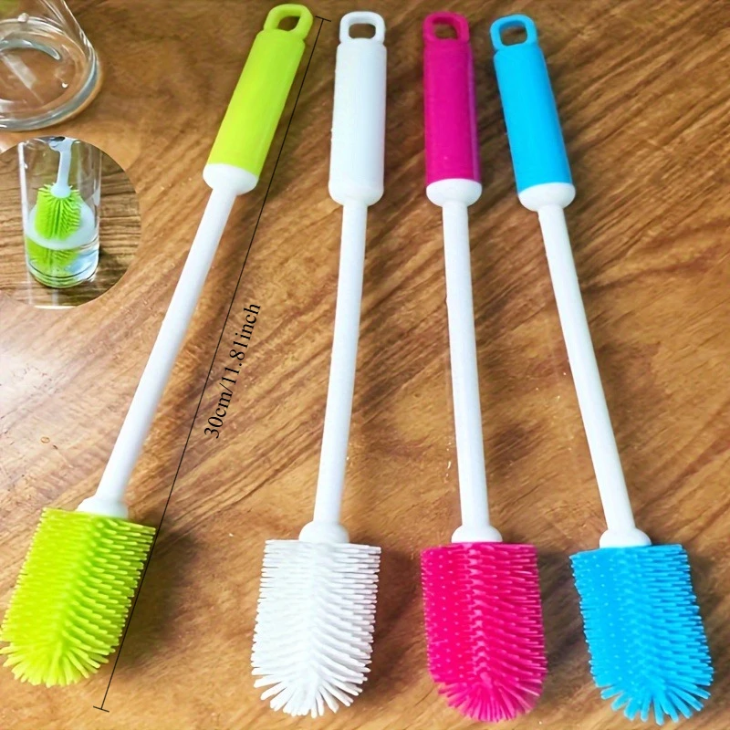 Silicone Long Handle 360 Rotating Multi-Purpose Cleaning Brush