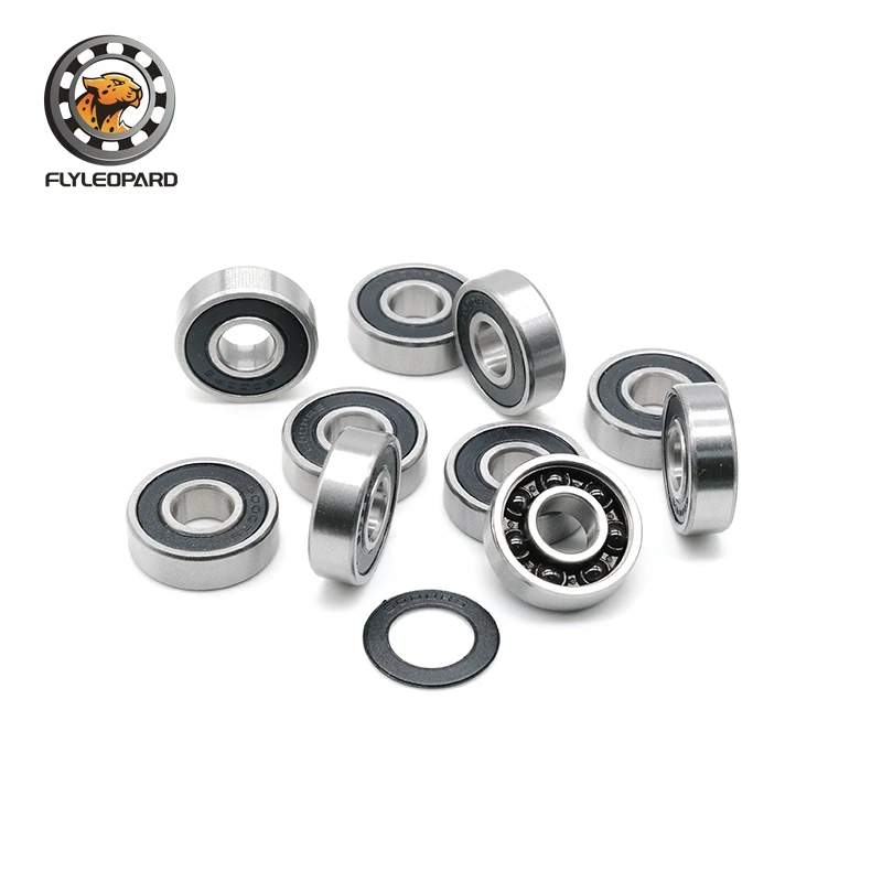 Bicicleta Bottom Brackets e Rolamentos Hybrid Ceramic Bearing Rolamentos de Esferas 6000 rs 2rs Si3n4 10x26x8 mm Abec7 Pcs