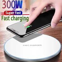 300W Wireless Charger Stand Pad Mobile Phone Fast Charging Station for iPhone 16 15 14 13 12 Pro XR 8 XS Max Samsung Note Xiaomi