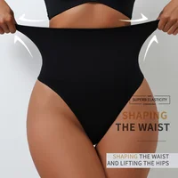 UBAU 2025 taille haute tongs sans couture femmes culottes string Lingerie ventre contrôle façonnage ceinture Shaper sous-vêtements 5