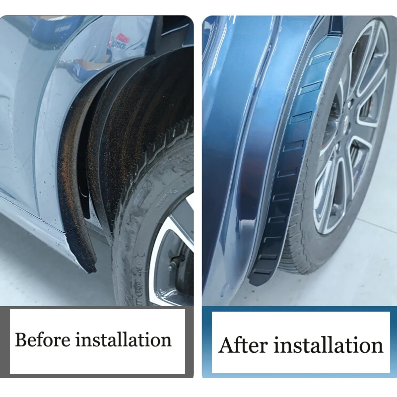 AITO M7 WENJIE 2024 2025 자동차 휠 머드 플랩 스플래시 가드 MudFlaps 전면 후면 펜더 TPE 머드 가드 보호대