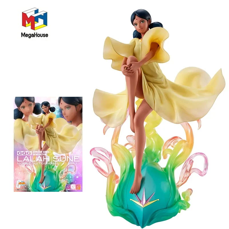 

Товары реальные, оригинальные, Φ GGG, мобильный костюм Lalah Sune из ПВХ, экшн-фигурка, модель, игрушки, кукла, подарок 23 см