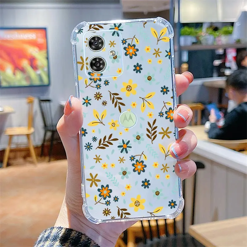 World of Flowers Transparent Phone Case - Floral Design Cover