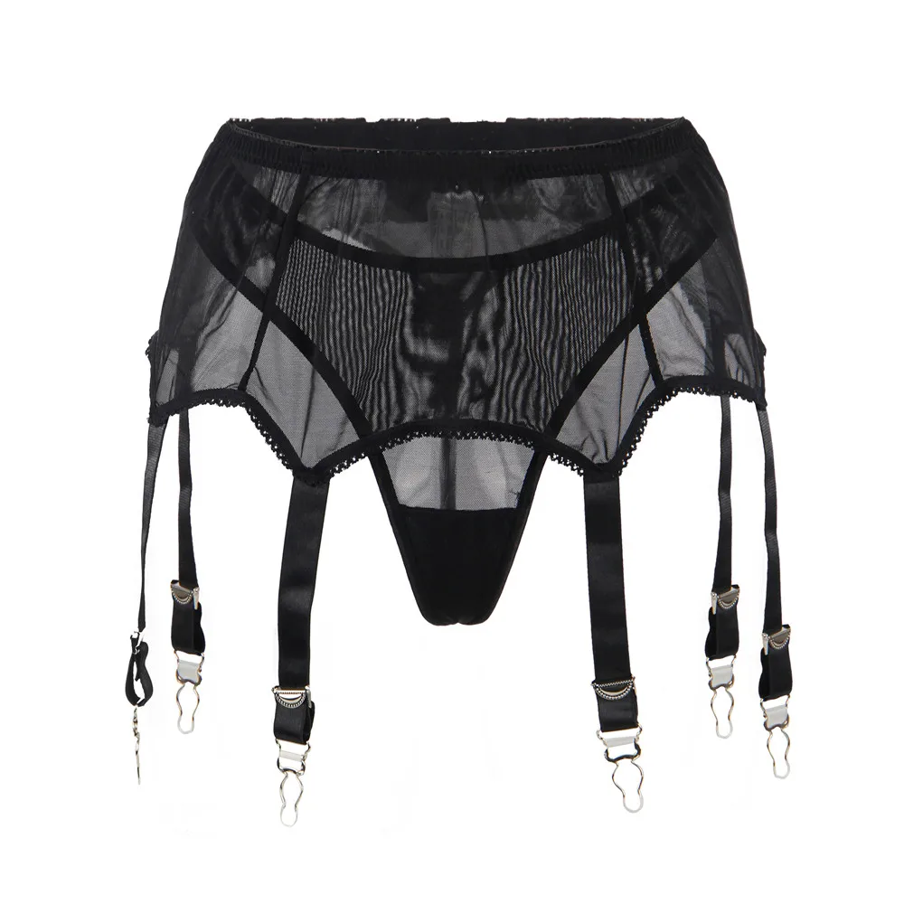 Noir - L - Porte-jarretelles Grande Taille Pour Femmes, Lingerie Sexy