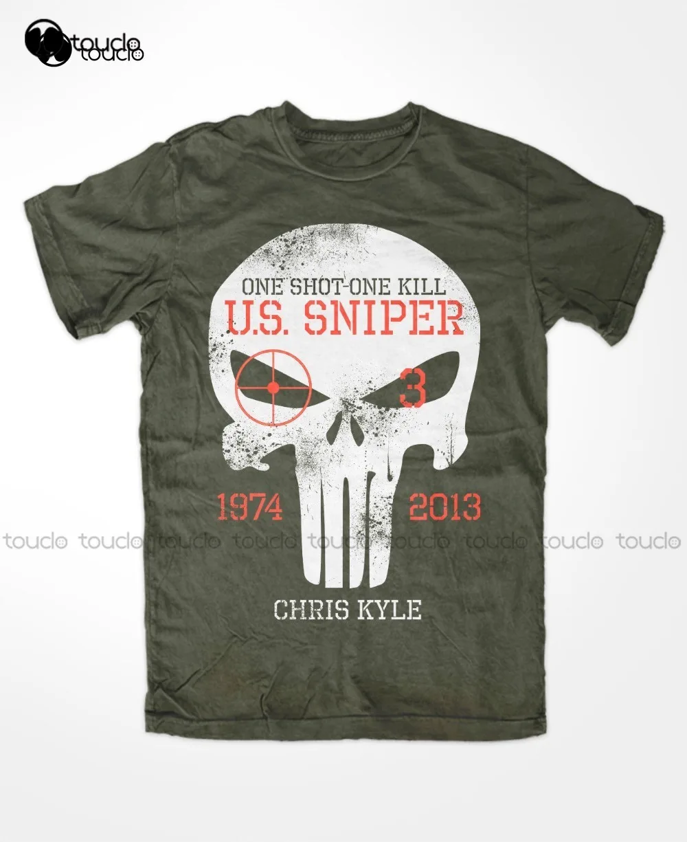 

Chris Kyle T-Shirt Oliv The Devil Of Ramadi American Sniper Scharfschutze Cpo Newest Fashion O-Neck Brand Men'S Tee Shirt Unisex