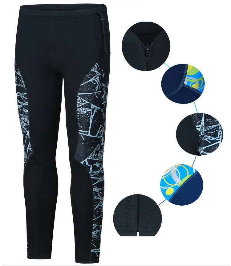 Description Picture 4 of itemDiving Suit 3MM Men Wetsuit Neoprene Underwater Kitesurf Surf Surfing Spearfishing Jacket Pants Clothes Wet Suit