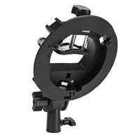 S Type Bracket for Bowens Mount Holder S Type Bracket Holder for Speedlite Flash Snoot Softbox Beauty Dish Reflector Umbrella 2