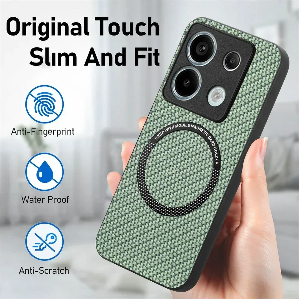 Luxury Leather Phone Case with Lens Protection